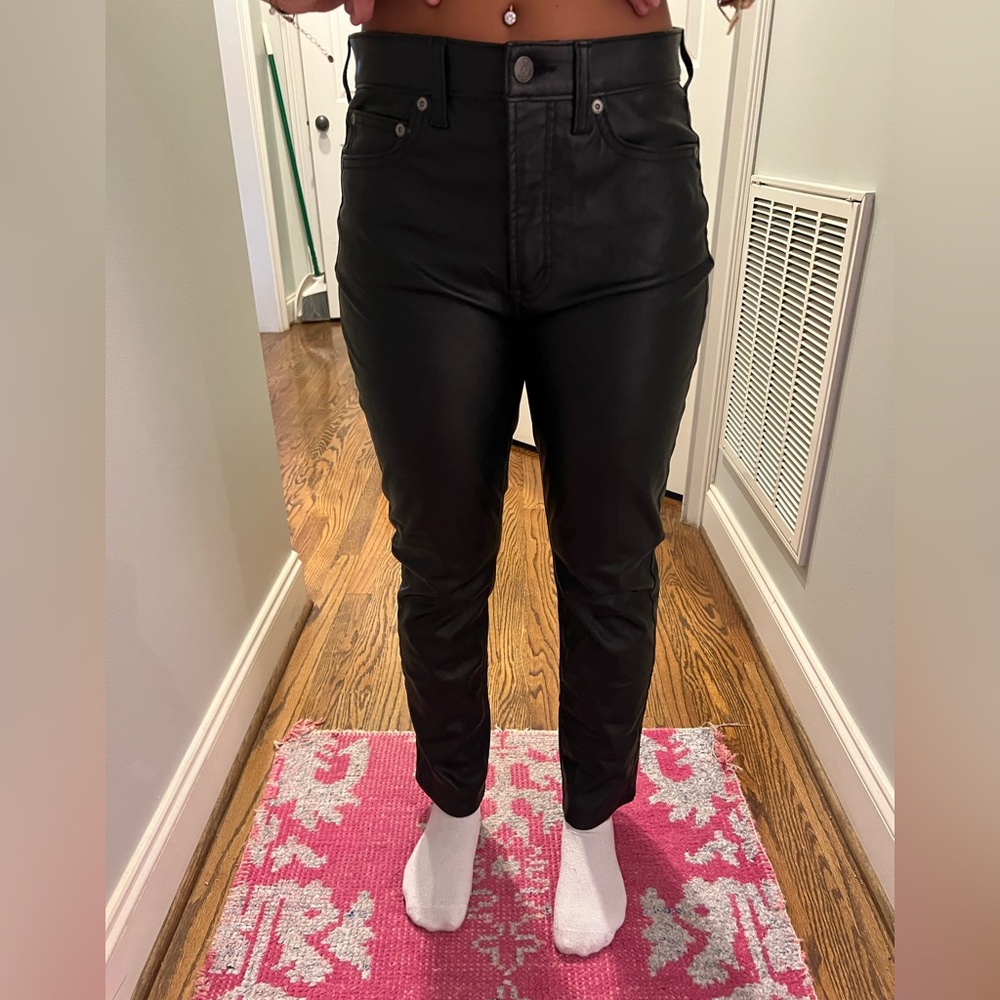 GAP LEATHER JEANS